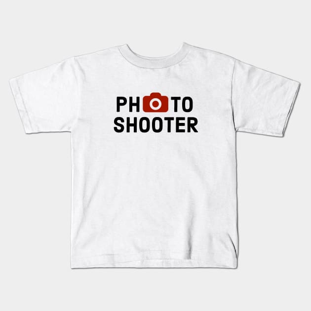 Photography typographic design for all amazing photographers by dmerchworld Kids T-Shirt by dmerchworld